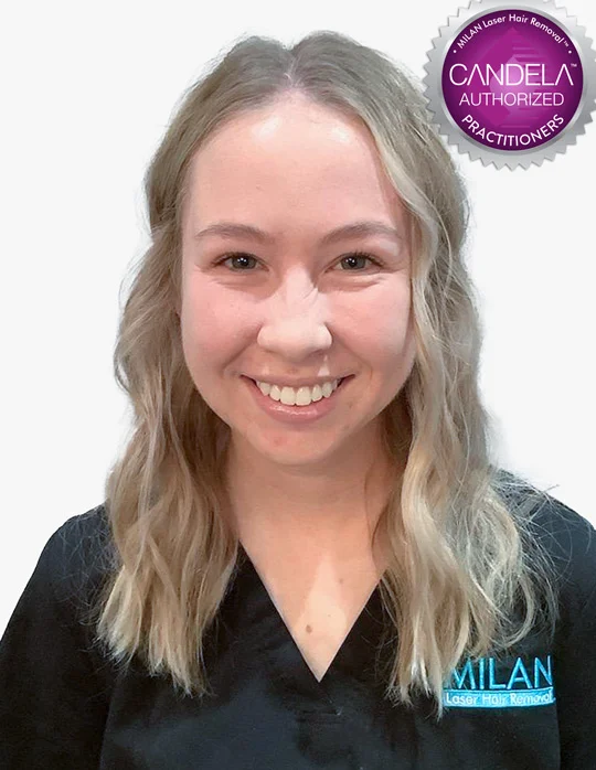 Shelby W., employee at Milan Laser Hair Removal in West Omaha