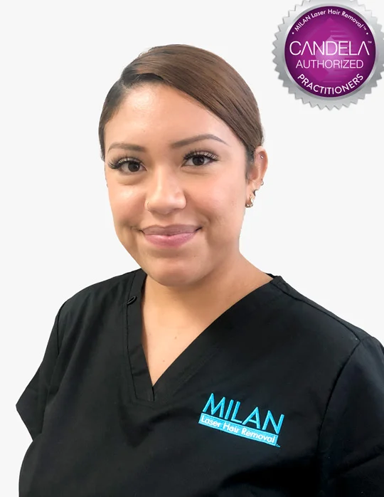 Yessica V., employee at Milan Laser Hair Removal in West Omaha