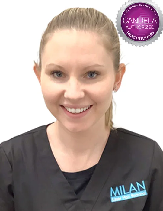 Hayley M., employee at Milan Laser Hair Removal in Matthews