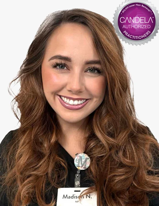 Madison N., employee at Milan Laser Hair Removal in Greenville