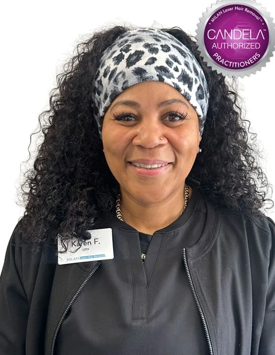 Karen F., employee at Milan Laser Hair Removal in Fredericksburg