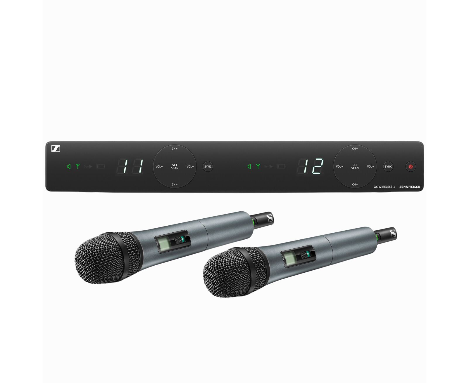 Sennheiser XSW 1-835 DUAL-A პროფესიონალური უკაბელო 2 არხიანი მიკროფონი