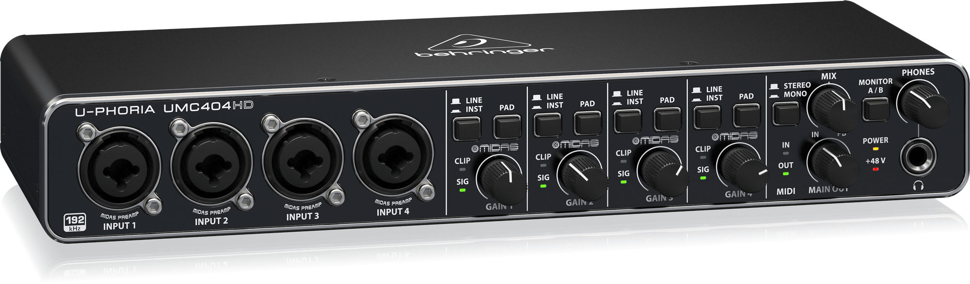 Behringer UMC404HD აუდიო ინტერფეისი