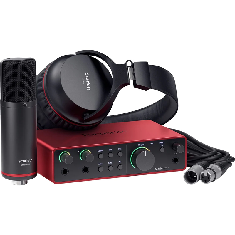 Focusrite Scarlett 2i2 (4th Gen) Rec. Bundle / სტუდიური სეტი