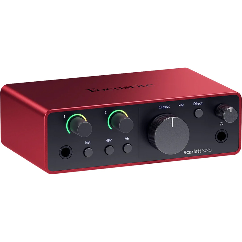 Focusrite Scarlett Solo (4th Gen) აუდიო ინტერფეისი