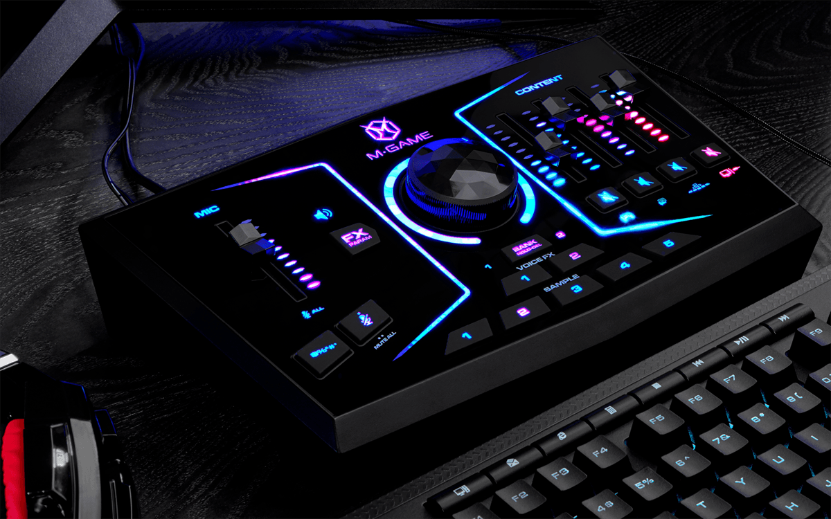 M-Game RGB - DUAL USB STREAMING INTERFACE აუდიო ინტერფეისი