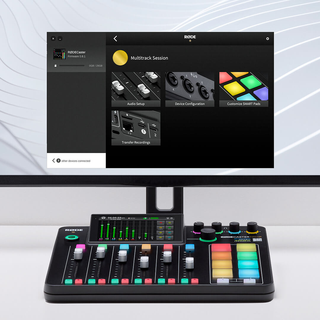 RODE Caster Pro II პროფესიონალური პოდკასტ მოწყობილობა