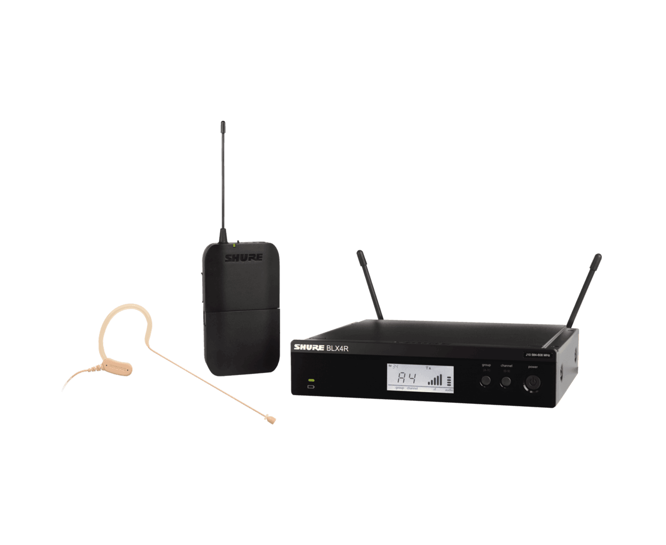 Shure BLX14RE MX53 - BLX14R ყურის უკაბელო მიკროფონი