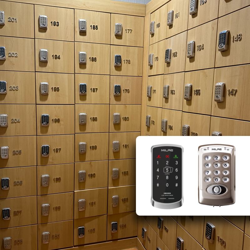 서울시 현대 사물함 전자키 설치 현장