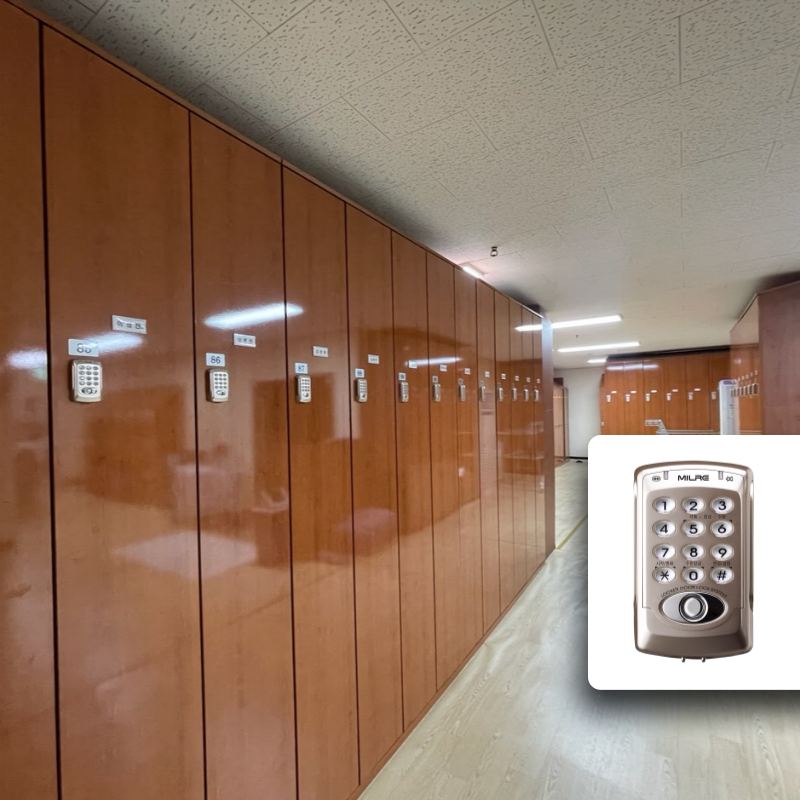 시흥 식품회사 (주)세우 사물함 전자키 설치 현장