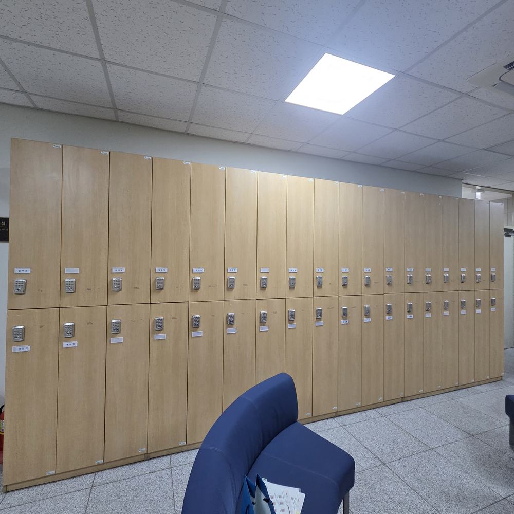 충주 건국대학교(의대) 사물함 전자키 시공 사진 2