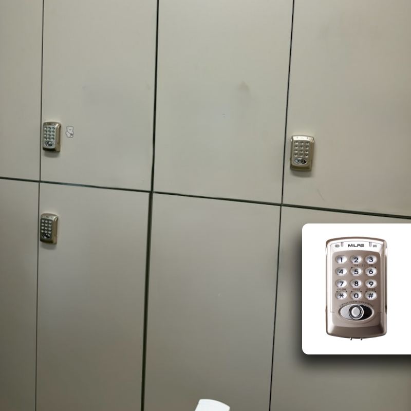포항 포항여자중학교 사물함 전자키 설치 현장