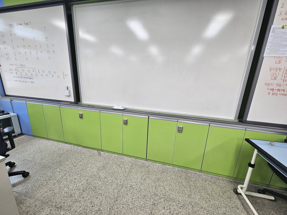제주시 제주중앙중학교 사물함 전자키 시공 사진 2