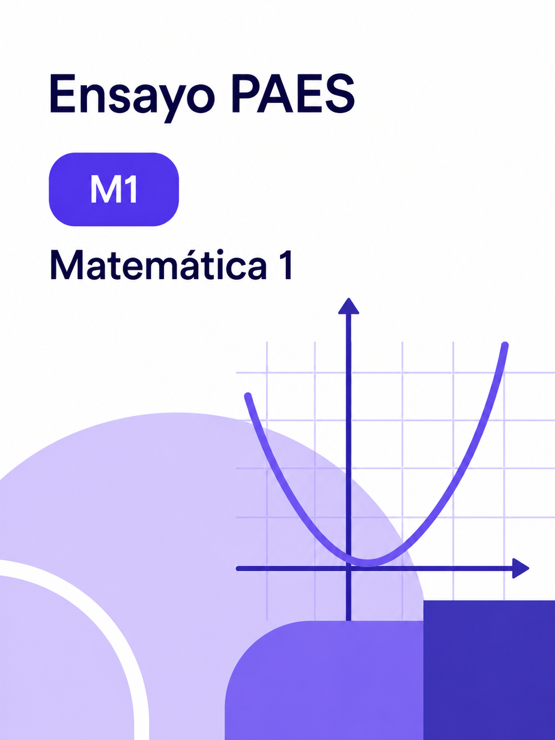 Portada de Ensayo PAES Competencia Matemática 1 (M1)
