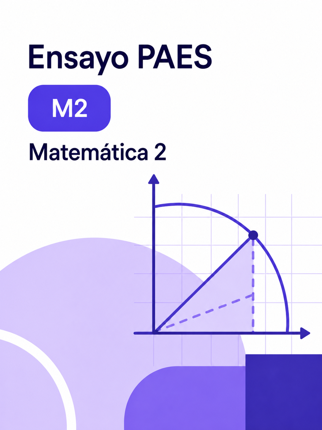 Portada de Ensayo PAES Competencia Matemática 2 (M2)