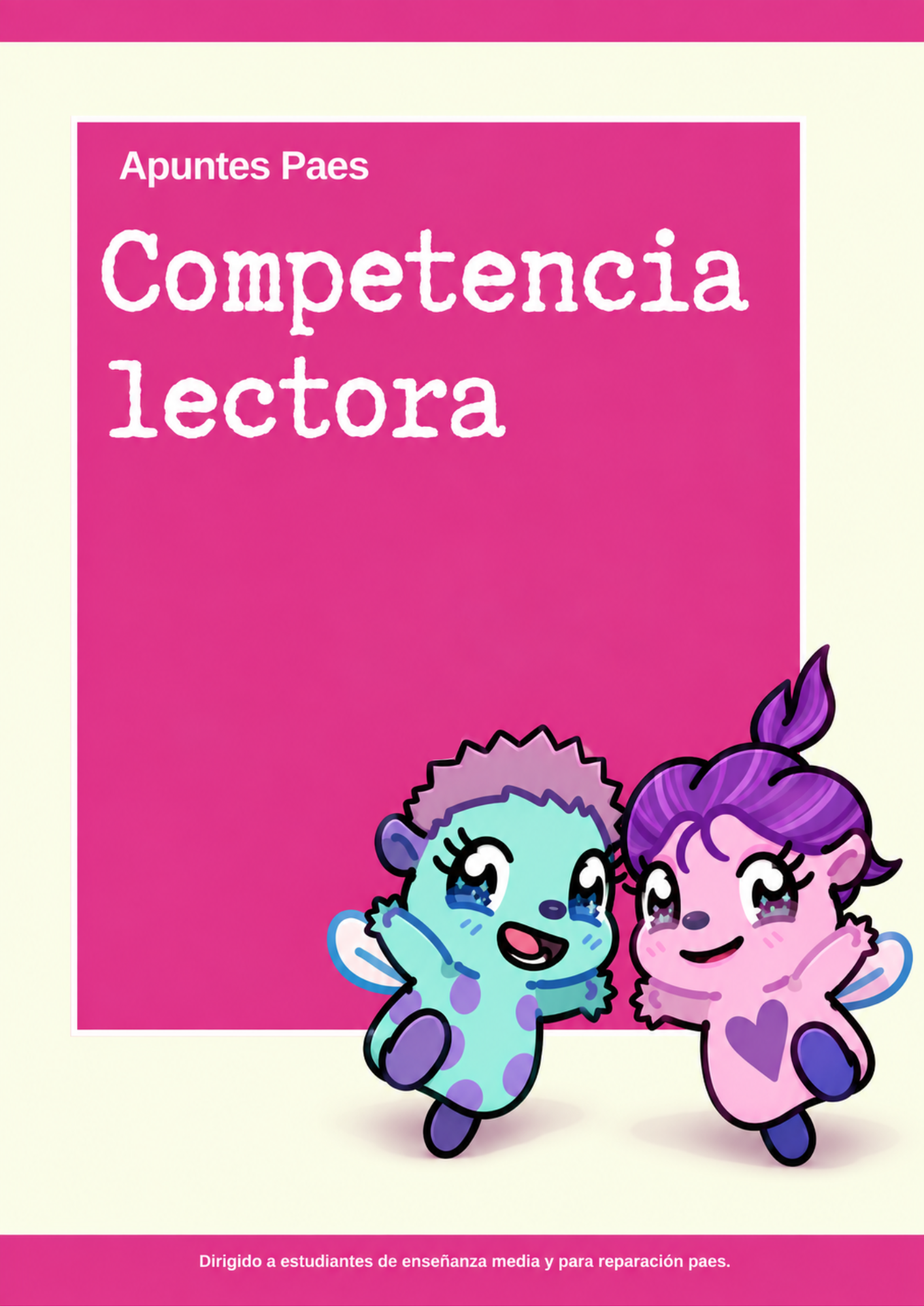 Portada de Manual de Apuntes para la PAES de Competencia Lectora