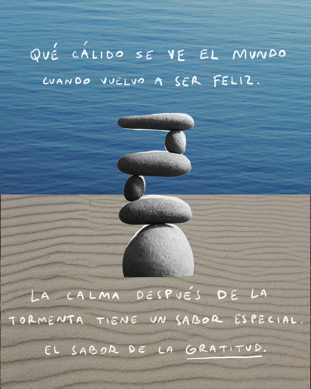 Imagen párrafo de post:Qué fácil se ve el mundo cuando soy feliz