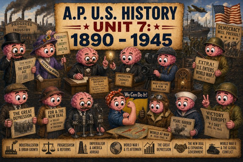 AP® U.S. History, 1890 - 1945 (Enhanced) quiz