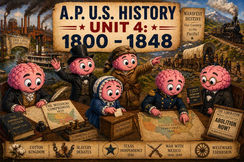 AP® U.S. History, 1800 - 1848 quiz