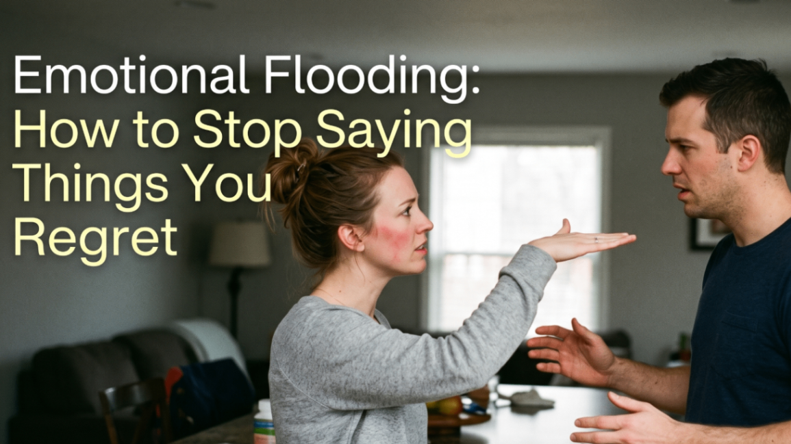 Emotional flooding: How to stop saying things you regret in arguments