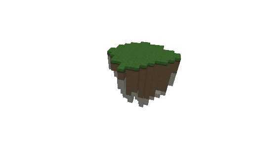 mini flying island