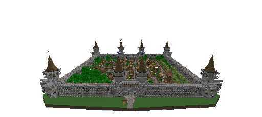 Upgraded Plains Village with Castle Walls