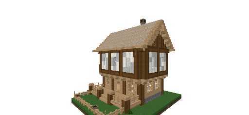 medieval wooden survival house