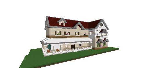 suburban house with interior