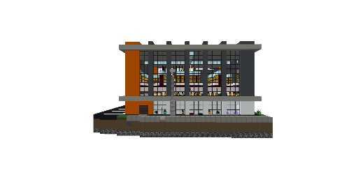 Магазин с внутренним интерьером