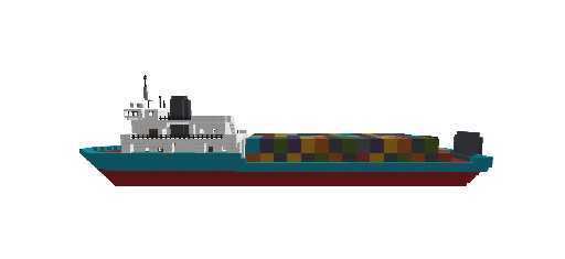LCT container cargo deck (my own design)