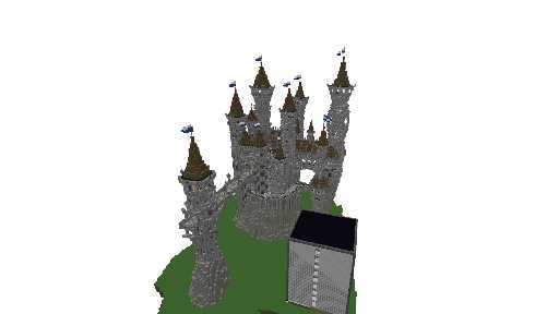 Castle with redstone elevator