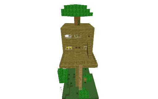 домик на дереве для двоих