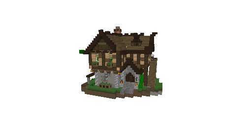 CASA MEDIEVAL COM VÁRIOS ITENS SURVIVAL DENTRO!!