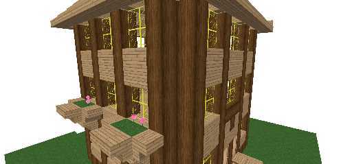 Дом из мема (Ой мама пришла) Надо убрать цветы.