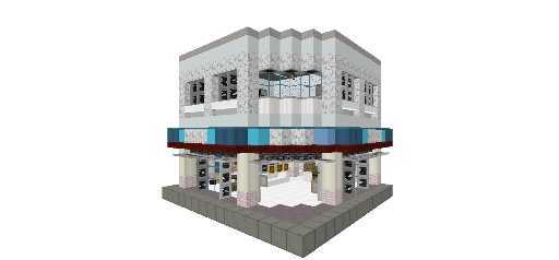 edificio con tienda de abarrotes 🛒