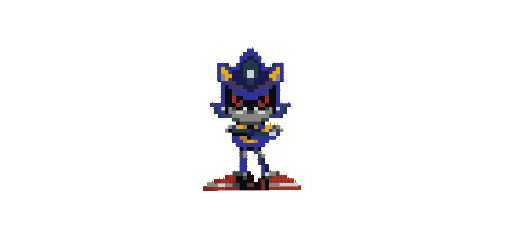 Metal Sonic Píxel art