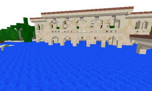 затопленный дом