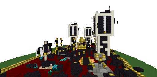 Minecraft legends horde of the bastion portal base.