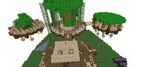 на дереве дом