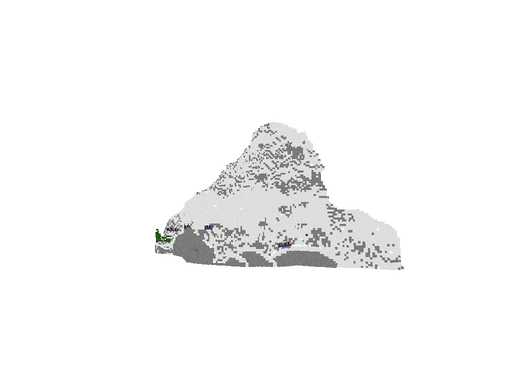 mountain from frozen