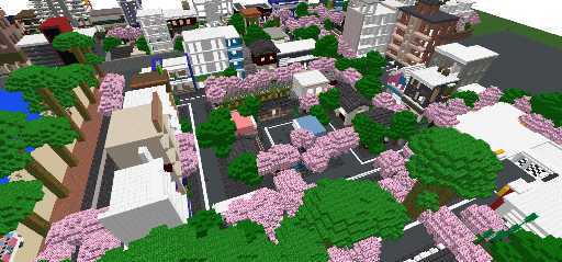 Japanese style City (need mod for exclusive experience