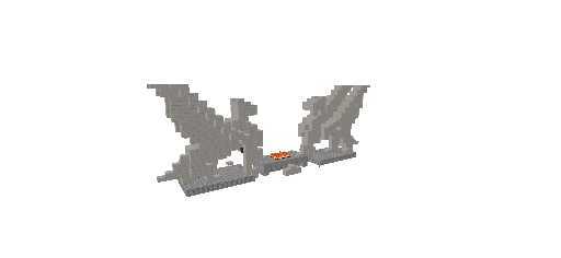 Estatua alas fuego by juanpa