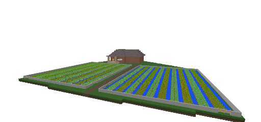 بيت مع مزرعة