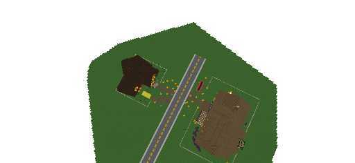 Halloween village made by Nabil Mahmoud