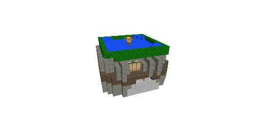 granja de hierro + trading hall (poner aldeanos)