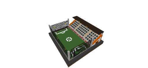 Футбольный стадион.