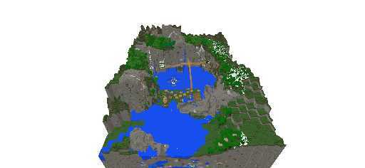 tri mountain house and village