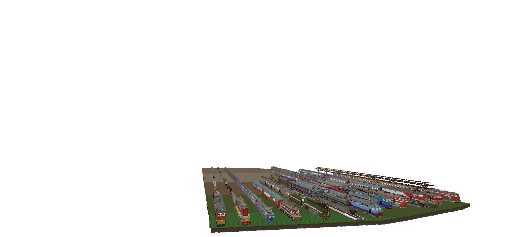 много поездов