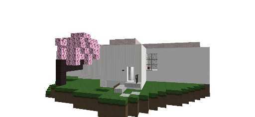 дом с сакурой