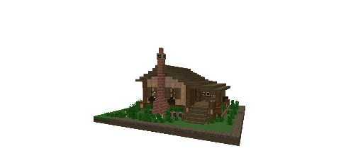 cabaña de madera survival